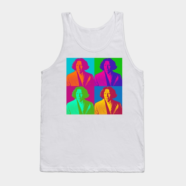 Fran Lebowitz Pop Art Andy Warhol Tank Top by So Young So Good